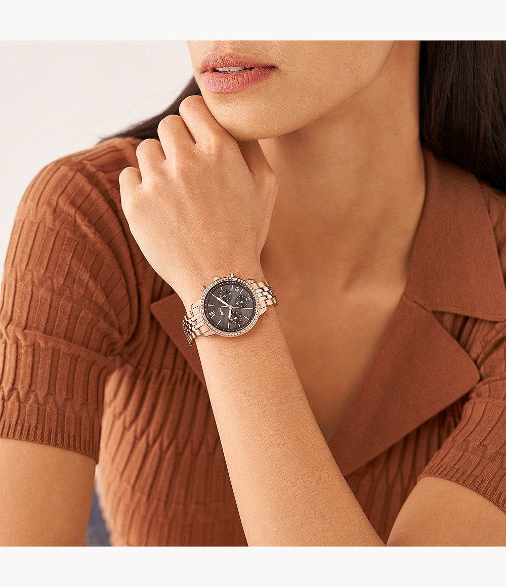 WOMEN'S CHRONOGRAPH ROSE GOLD WATCH