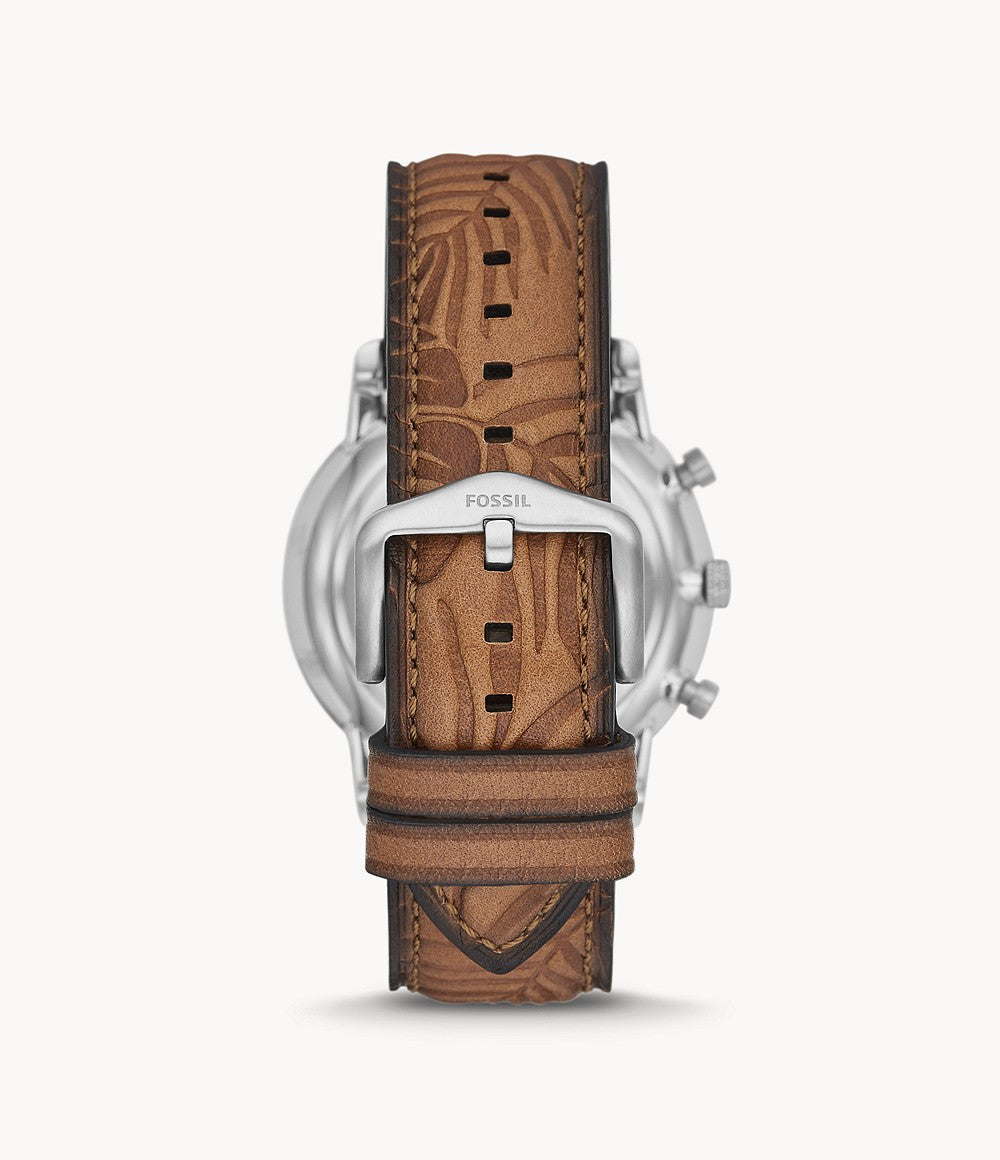 Chronograph Tan Eco Leather Watch