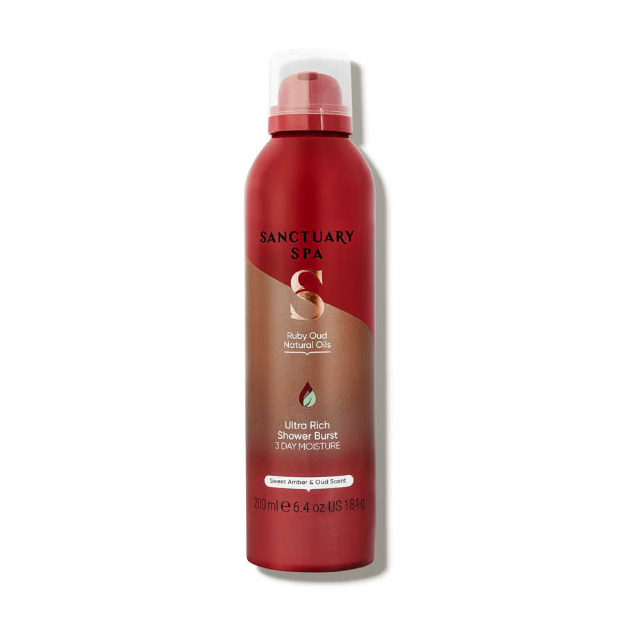 Sanctuary Spa Ruby Oud Natural Oils Ultra Rich Shower Burst 200ml