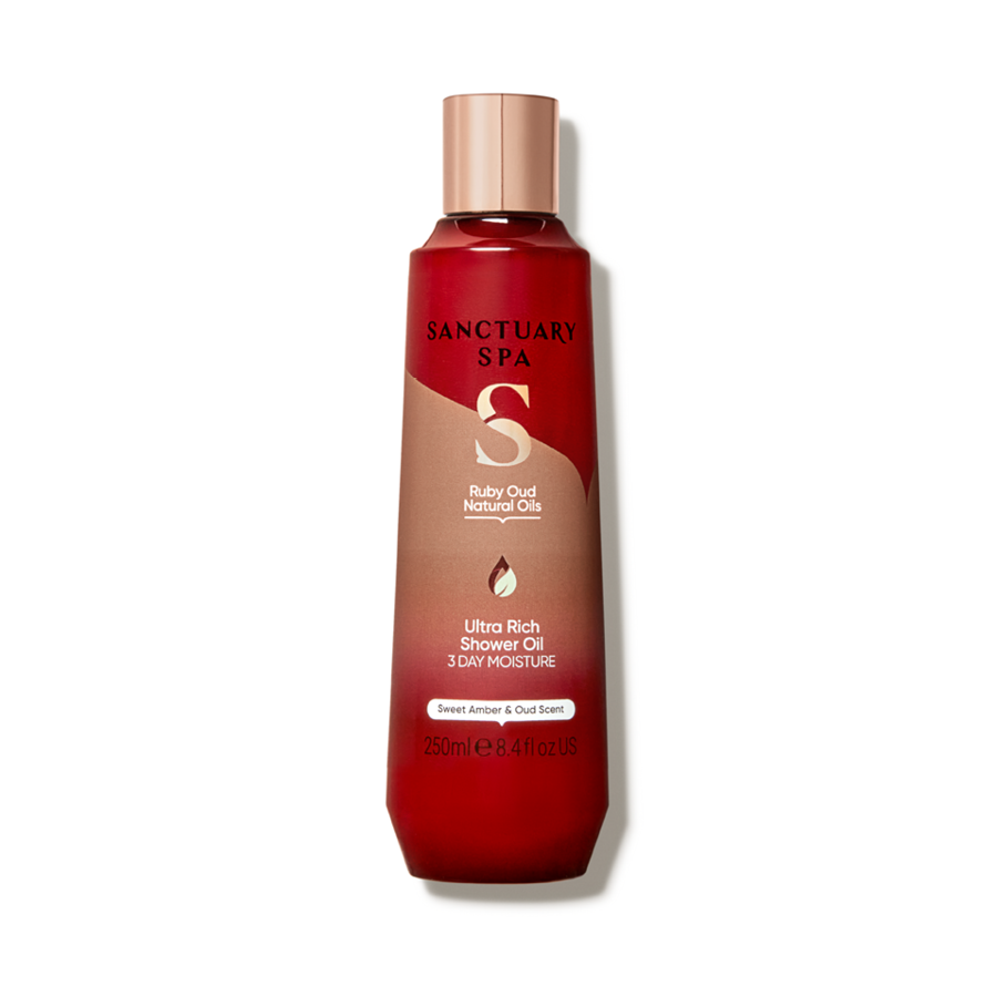 Sanctuary Spa Ruby Oud Natural Oils Ultra Rich Shower Oil 250ml
