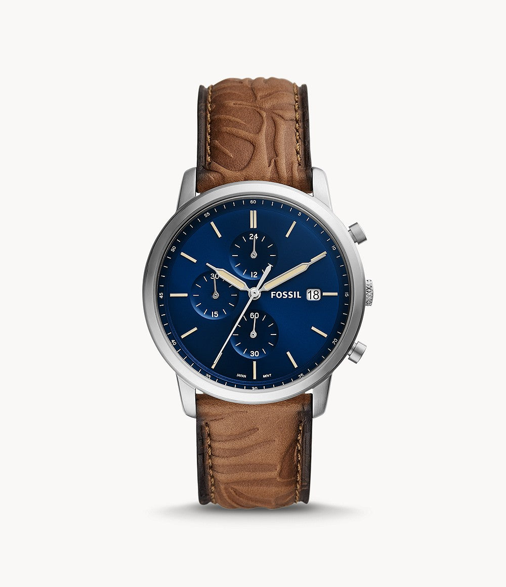 Chronograph Tan Eco Leather Watch